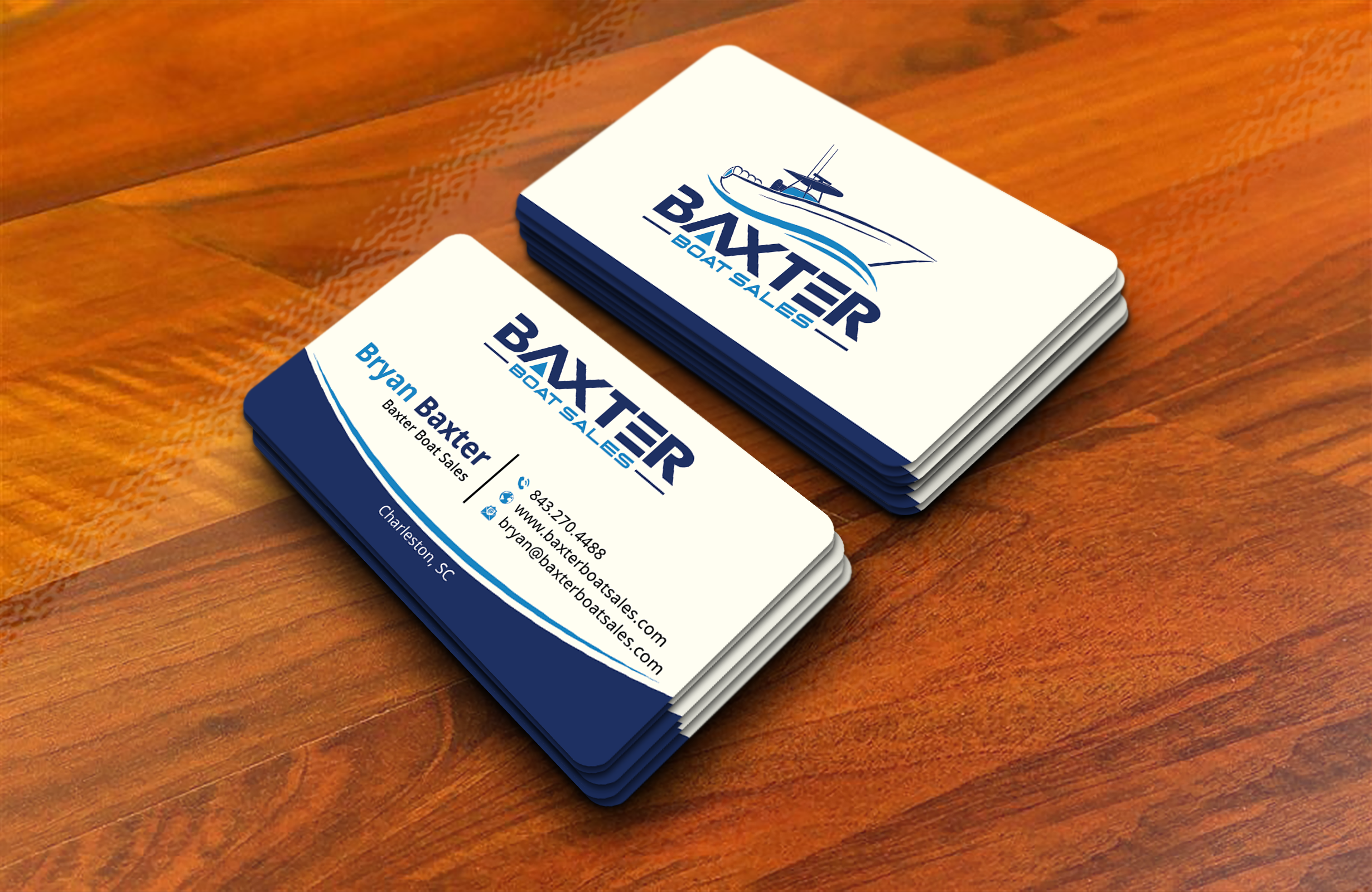 Business Card Design by DesignerShahadat for Baxter Boat Sales | Design #31425243
