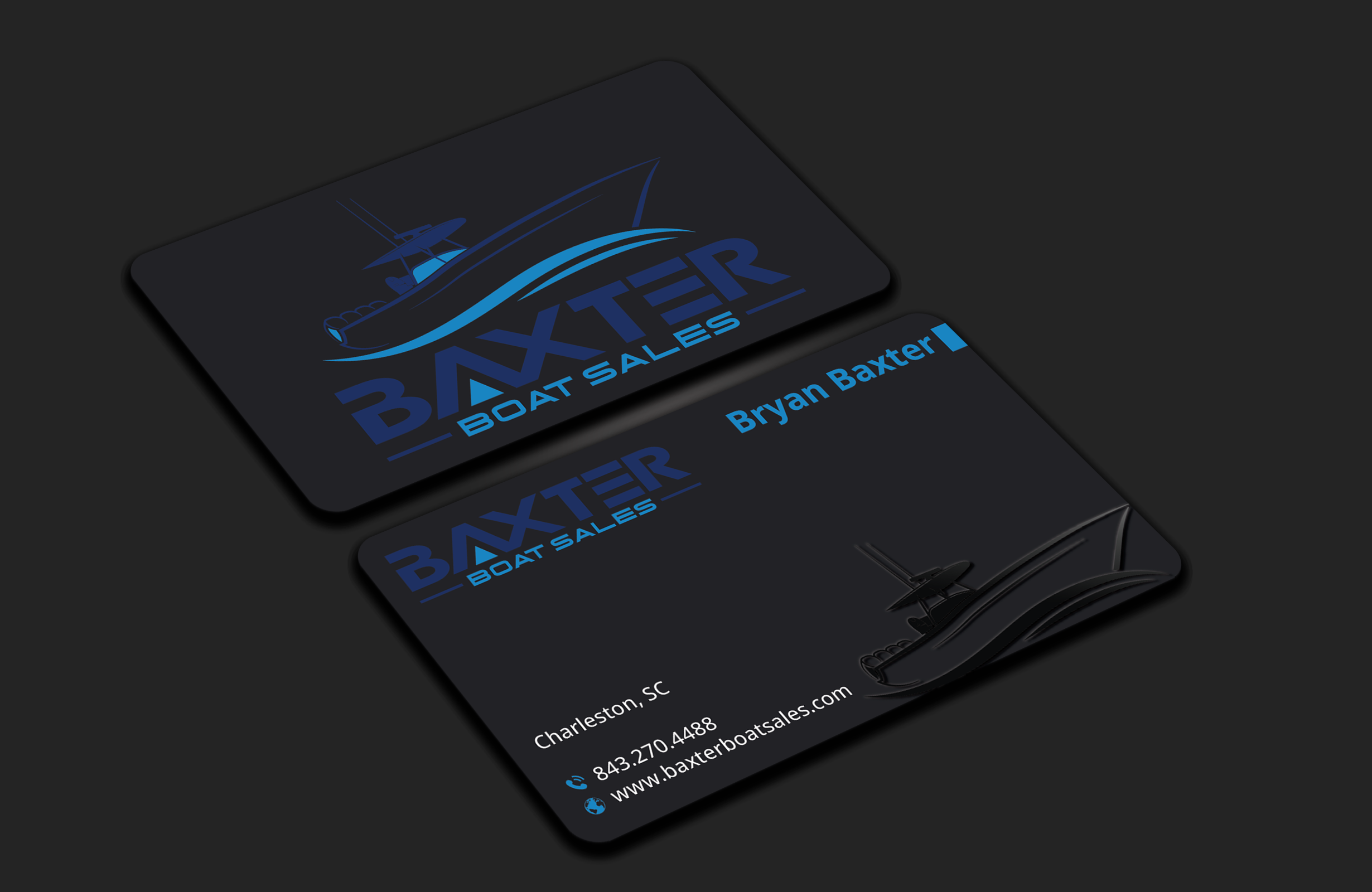 Business Card Design by DesignerShahadat for Baxter Boat Sales | Design #31456609