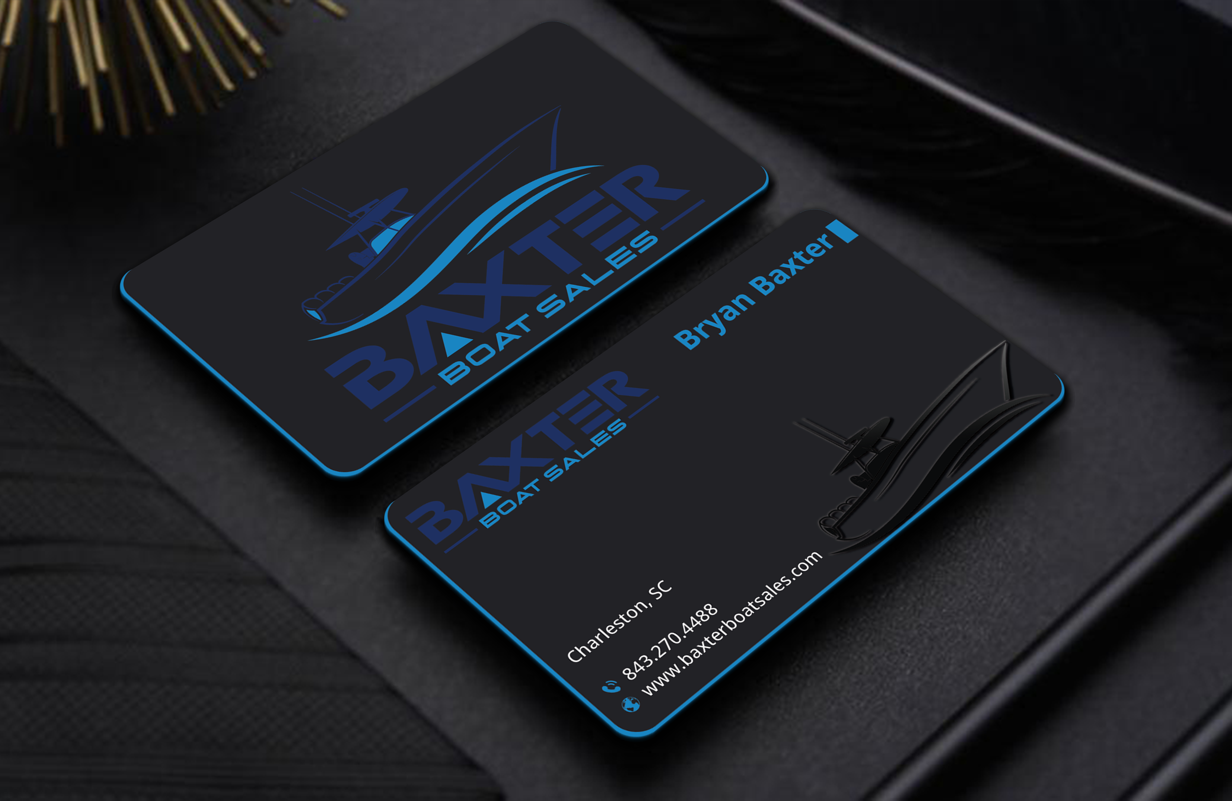 Business Card Design by DesignerShahadat for Baxter Boat Sales | Design #31456619