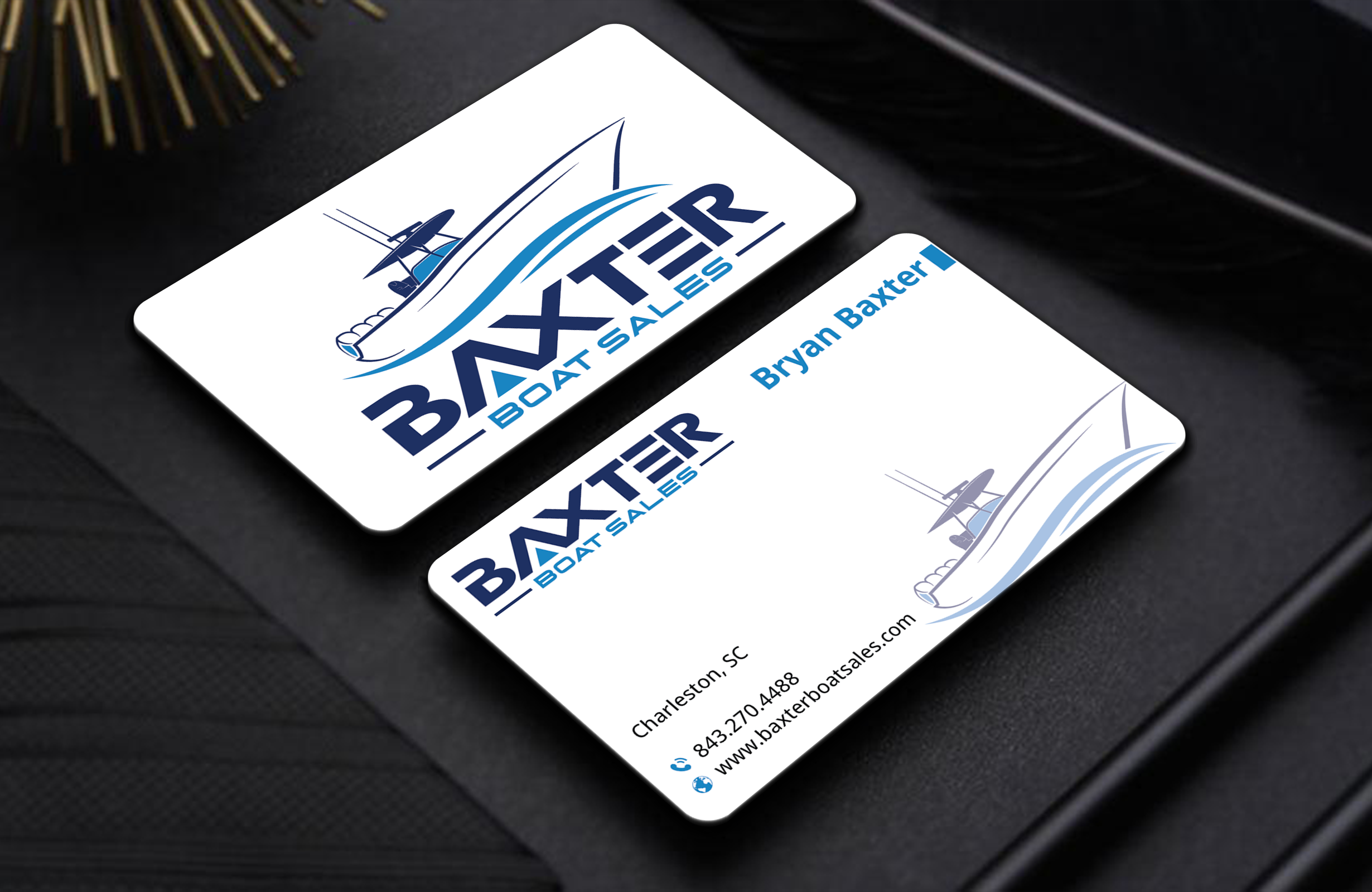 Business Card Design by DesignerShahadat for Baxter Boat Sales | Design #31456628