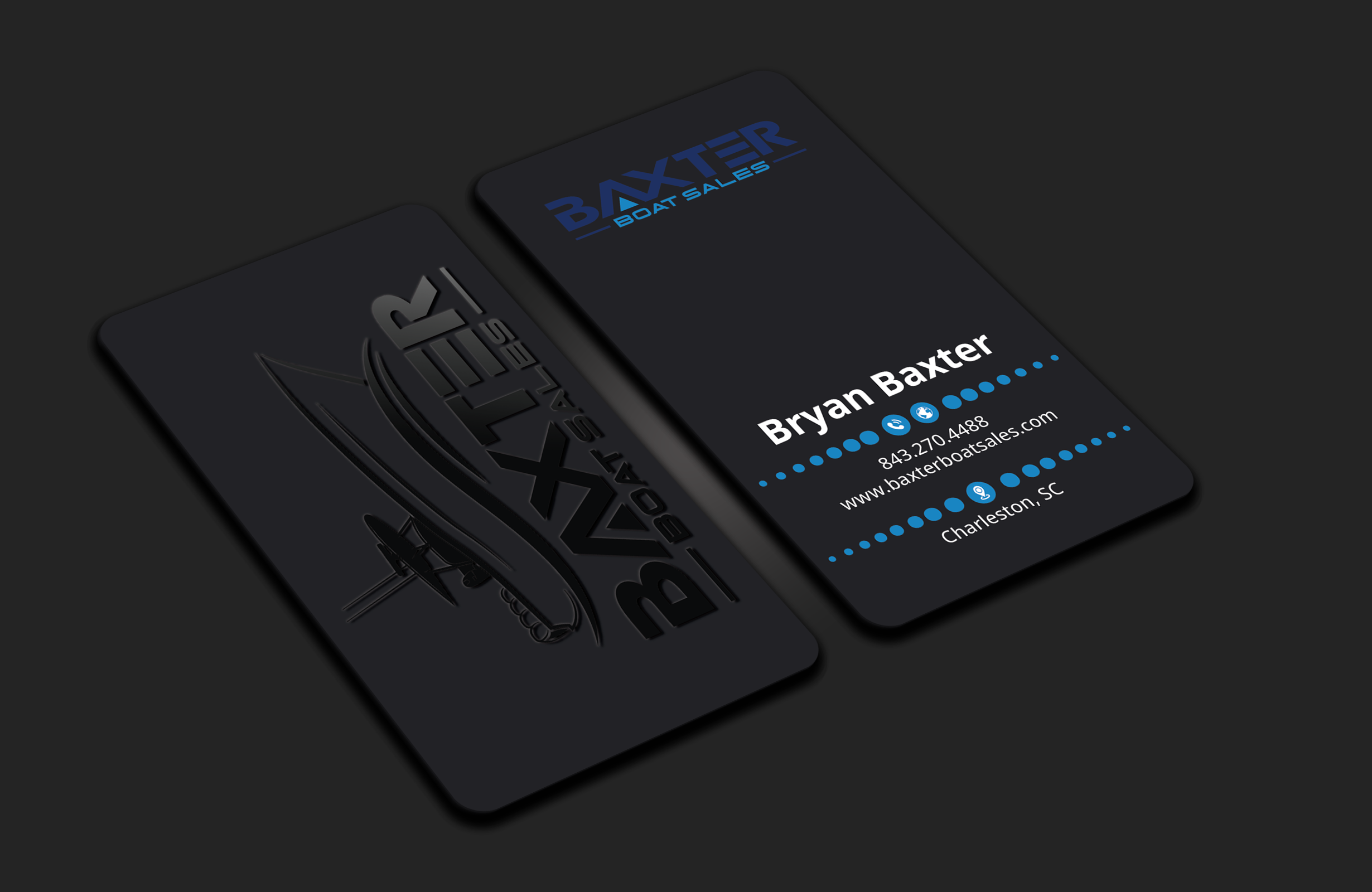 Business Card Design by DesignerShahadat for Baxter Boat Sales | Design #31456653