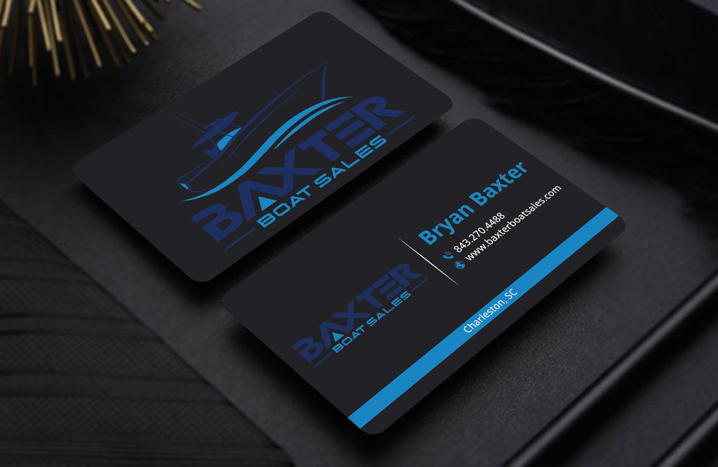 Business Card Design by DesignerShahadat for Baxter Boat Sales | Design #31456718