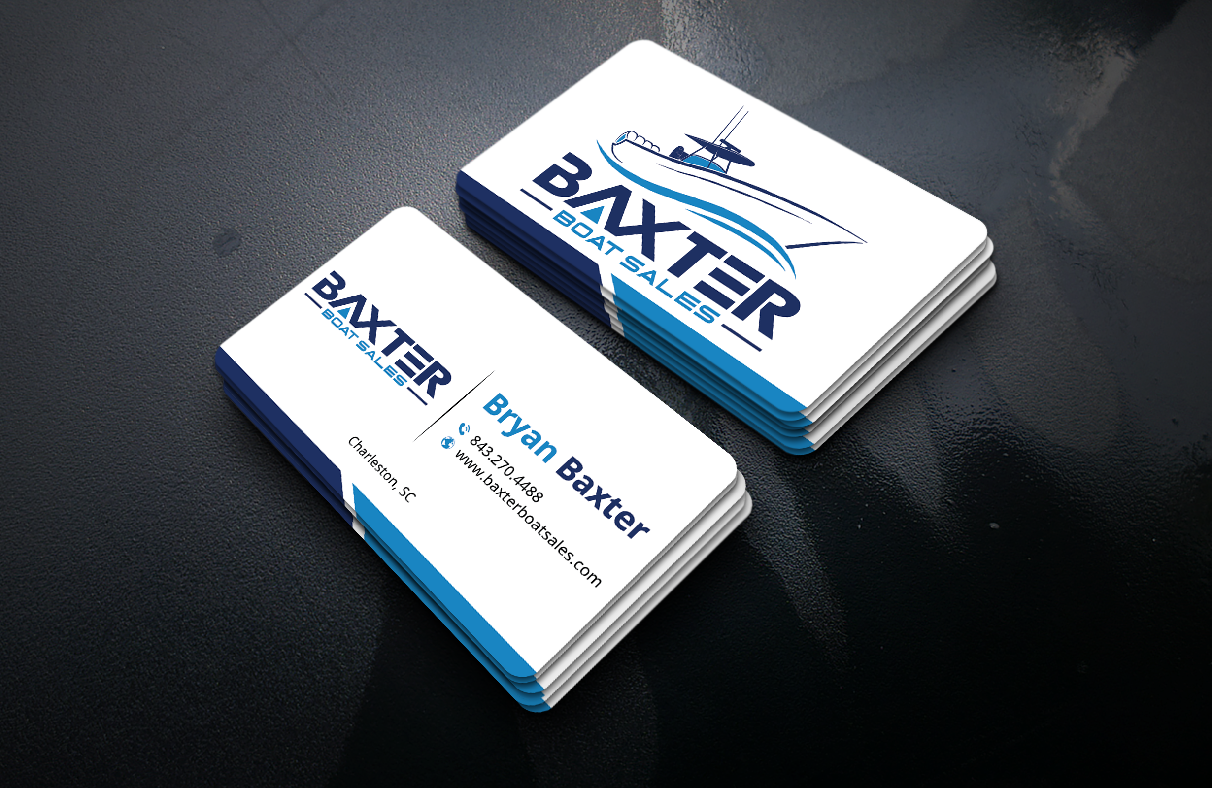 Business Card Design by DesignerShahadat for Baxter Boat Sales | Design #31456720