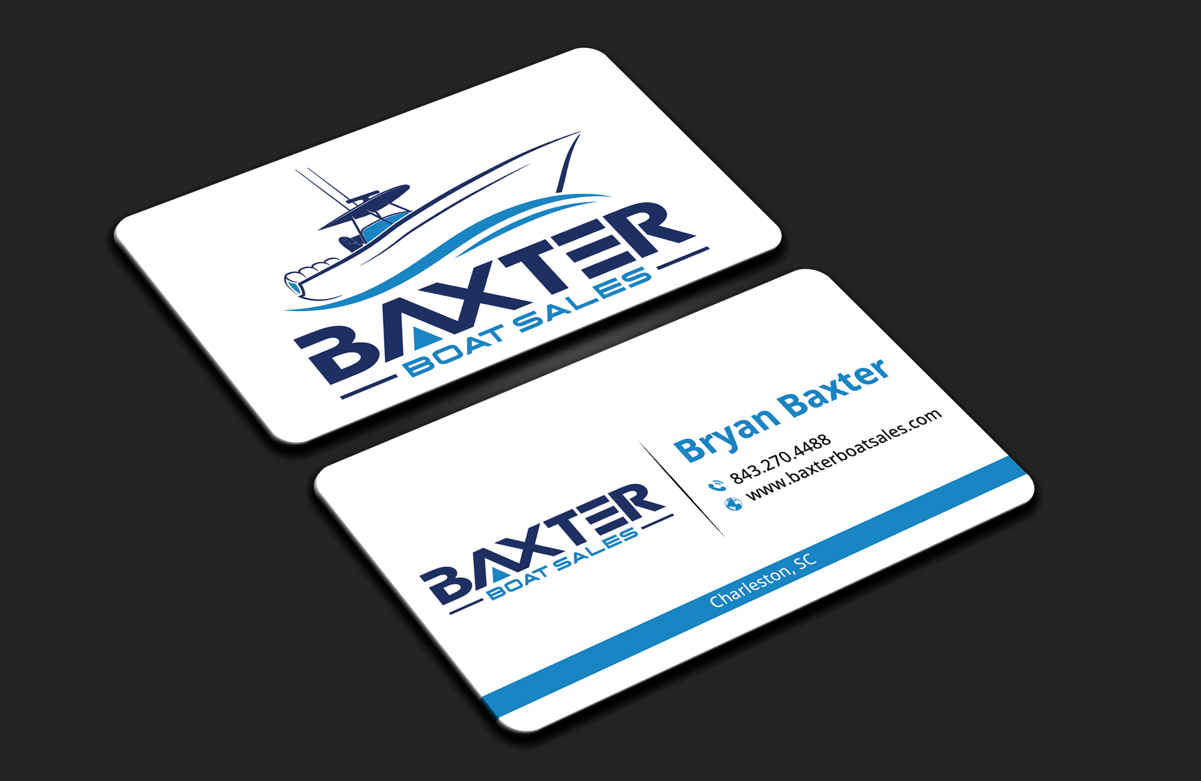 Design de Carte de Visite par DesignerShahadat pour Baxter Boat Sales | Design #31456721
