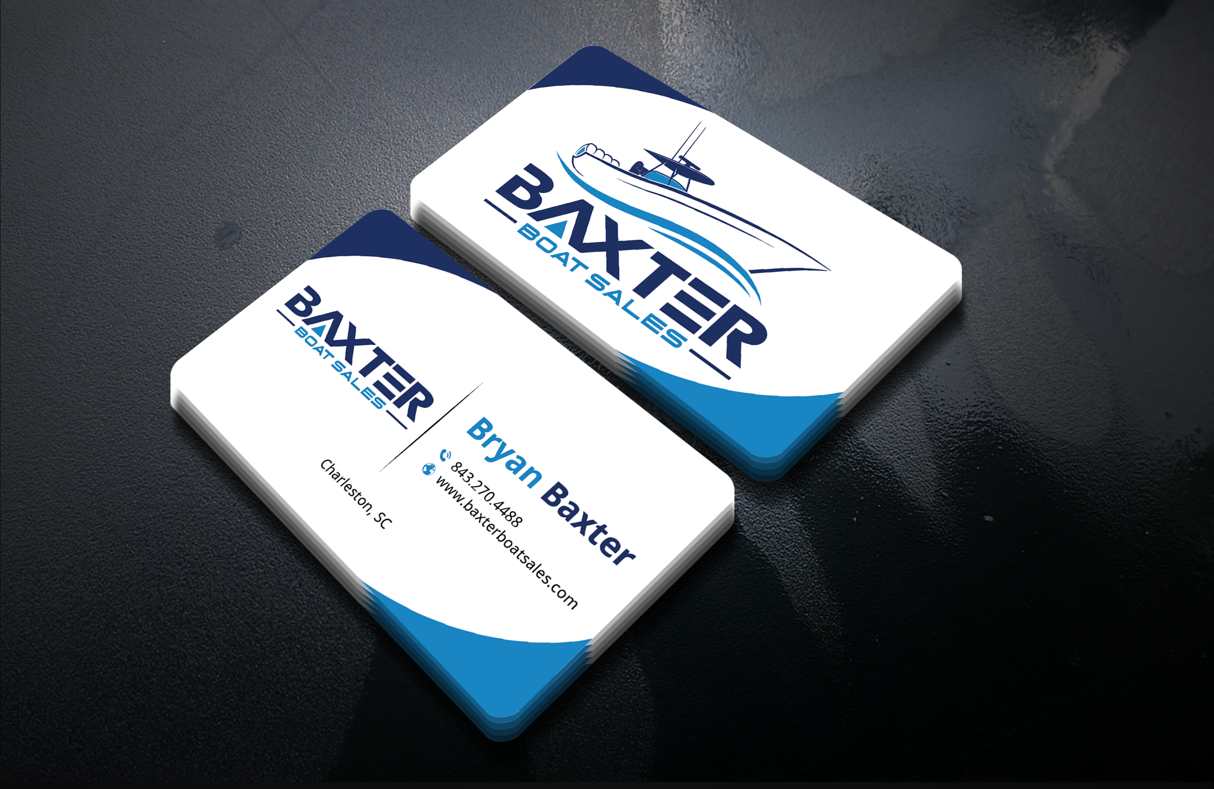 Business Card Design by DesignerShahadat for Baxter Boat Sales | Design #31457154
