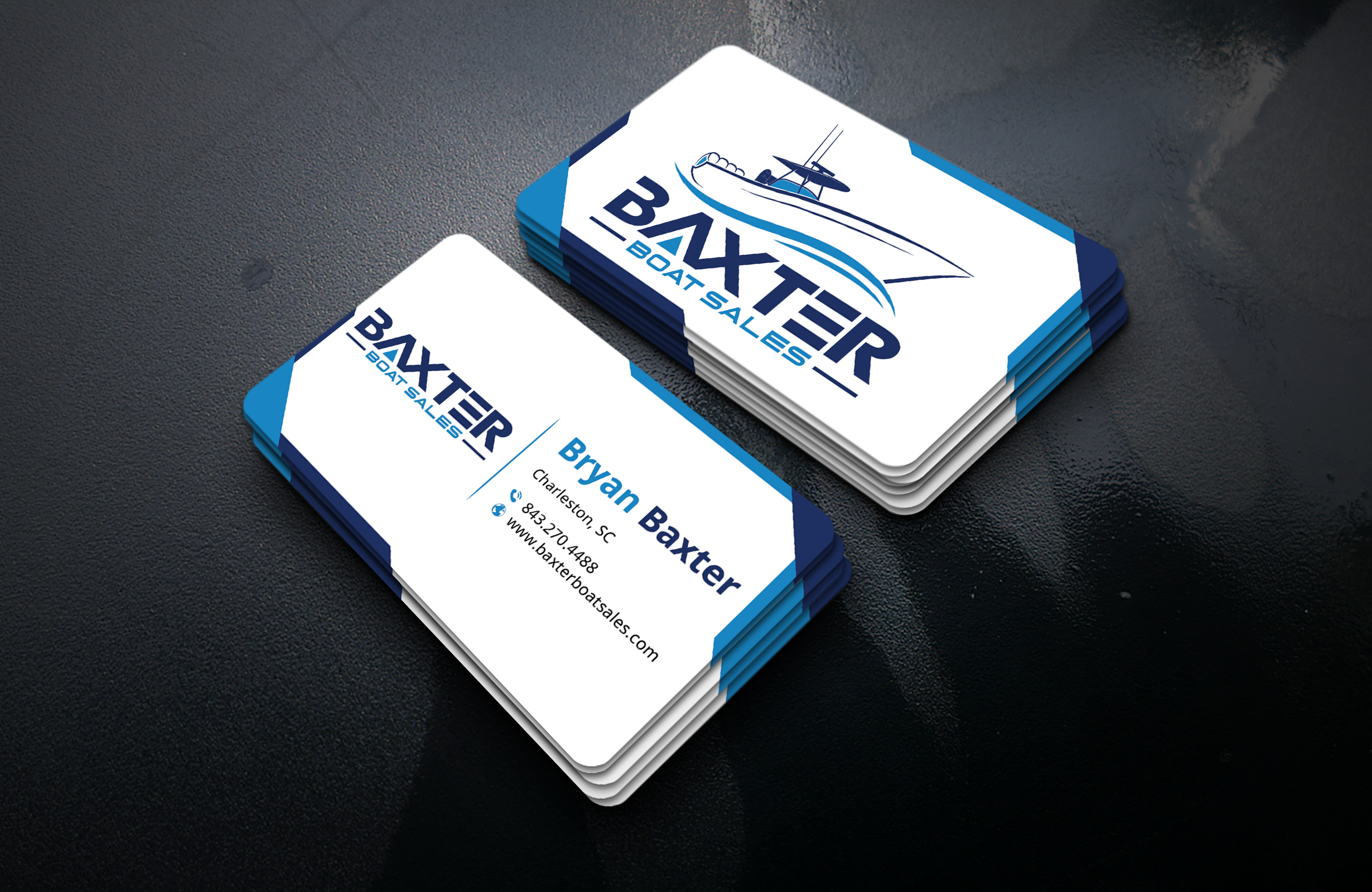 Business Card Design by DesignerShahadat for Baxter Boat Sales | Design #31457155