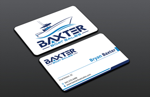 Business Card Design by DesignerShahadat for Baxter Boat Sales | Design: #31457179