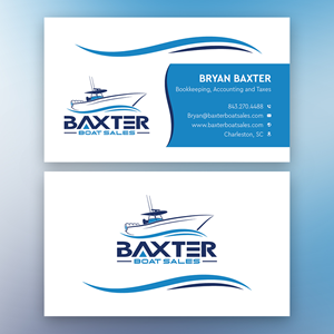 Business Card Design by YourLogoMaster for Baxter Boat Sales | Design: #31449112