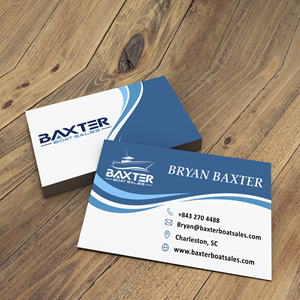 Business Card Design by Harry Creative for Baxter Boat Sales | Design: #31477708