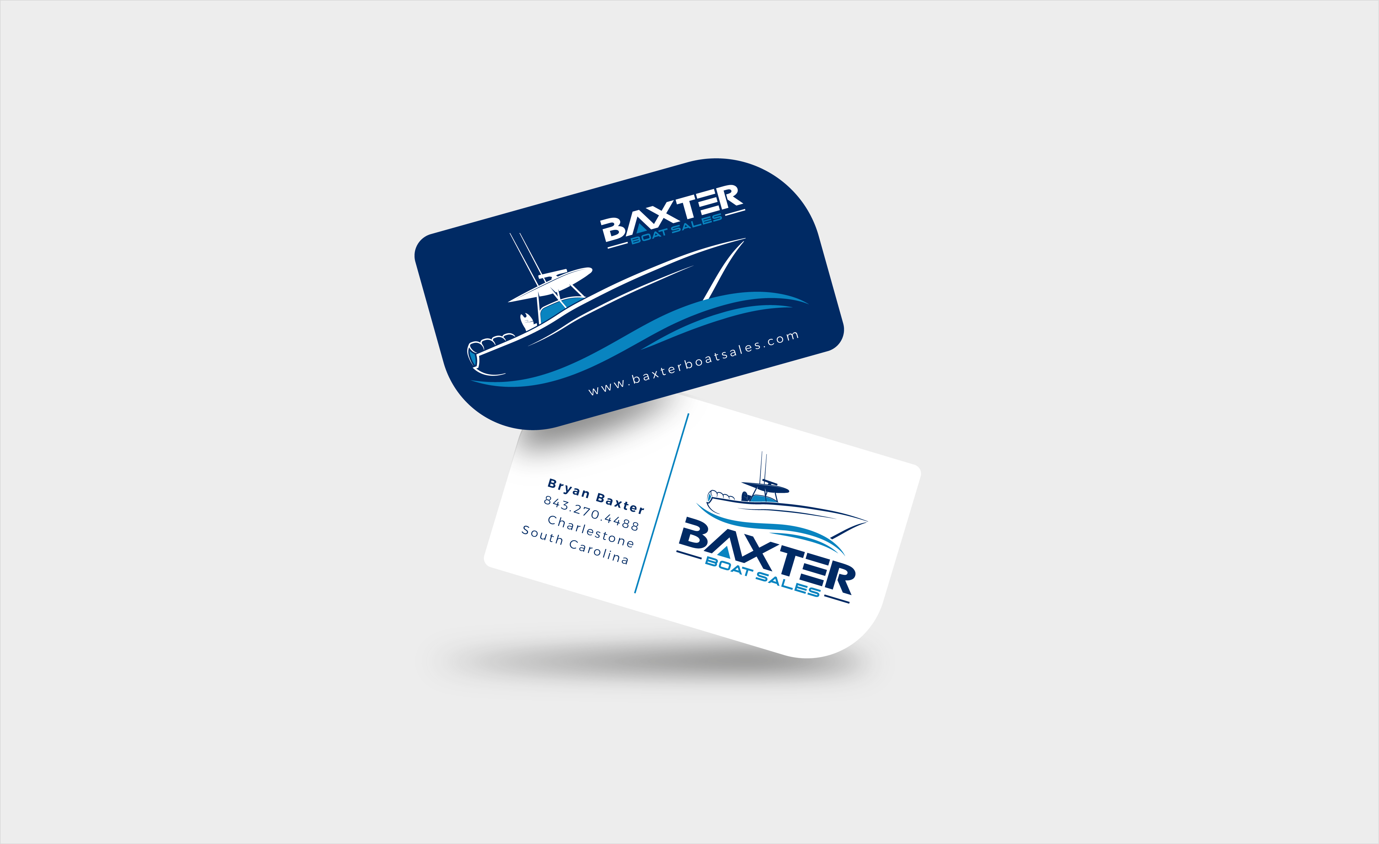 Business Card Design by MOLO for Baxter Boat Sales | Design #31421379