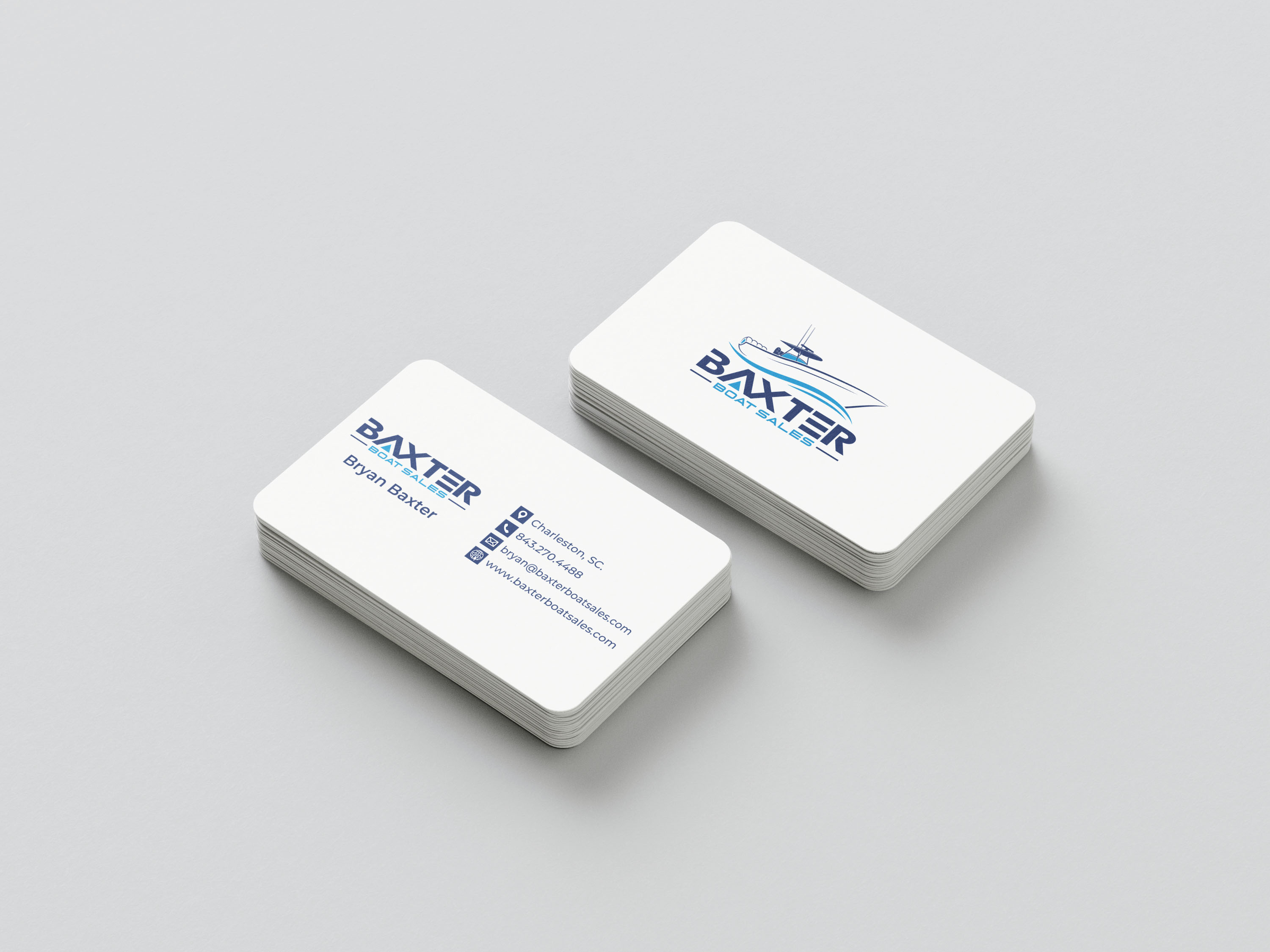 Business Card Design by shafikulogo for Baxter Boat Sales | Design #31450943