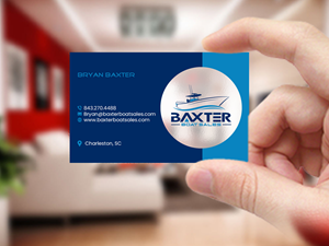 Diseño de Tarjeta de Presentación por Creations Box 2015 para Baxter Boat Sales | Diseño #31466885