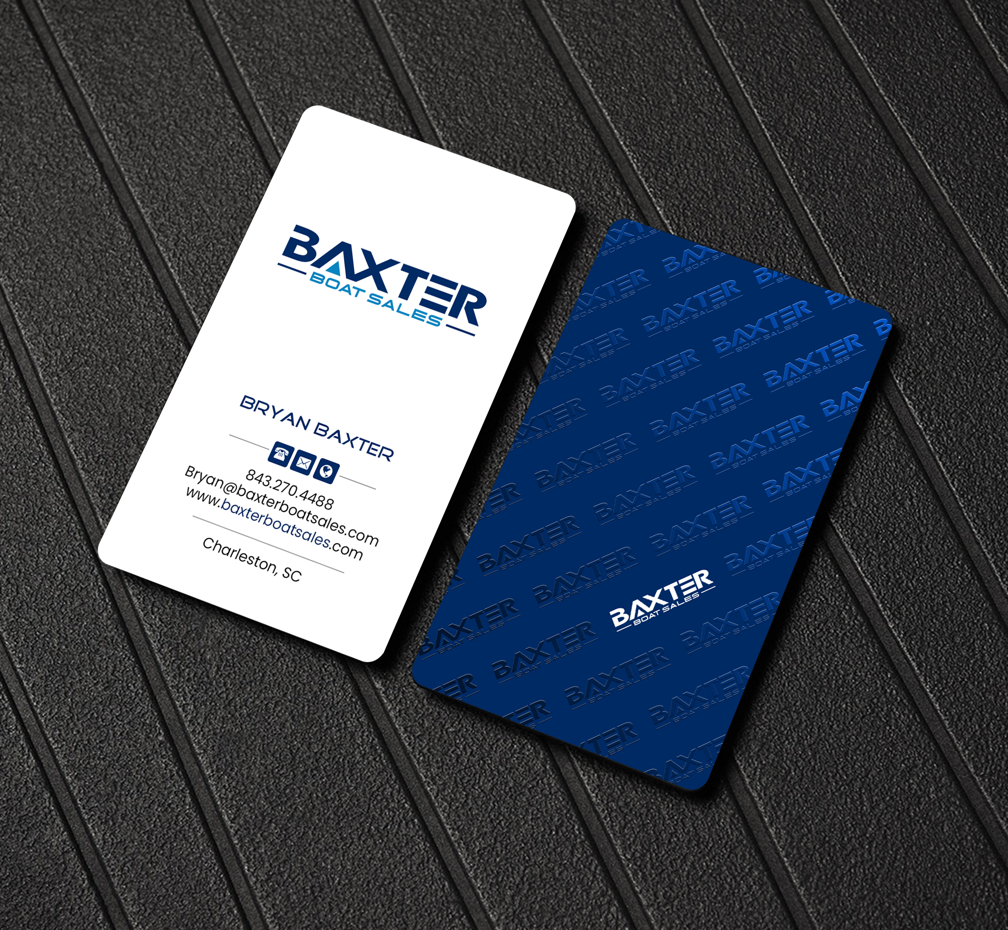 Business Card Design by Creations Box 2015 for Baxter Boat Sales | Design #31466893