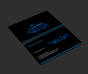 Business Card Design by Creations Box 2015 for Baxter Boat Sales | Design: #31466903