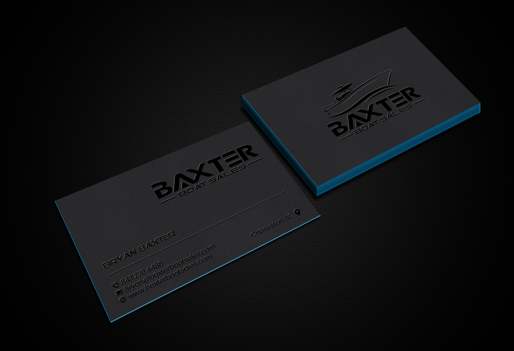 Business Card Design by Creations Box 2015 for Baxter Boat Sales | Design #31466906