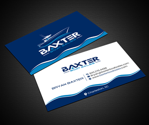 Business Card Design by Creations Box 2015 for Baxter Boat Sales | Design: #31466909