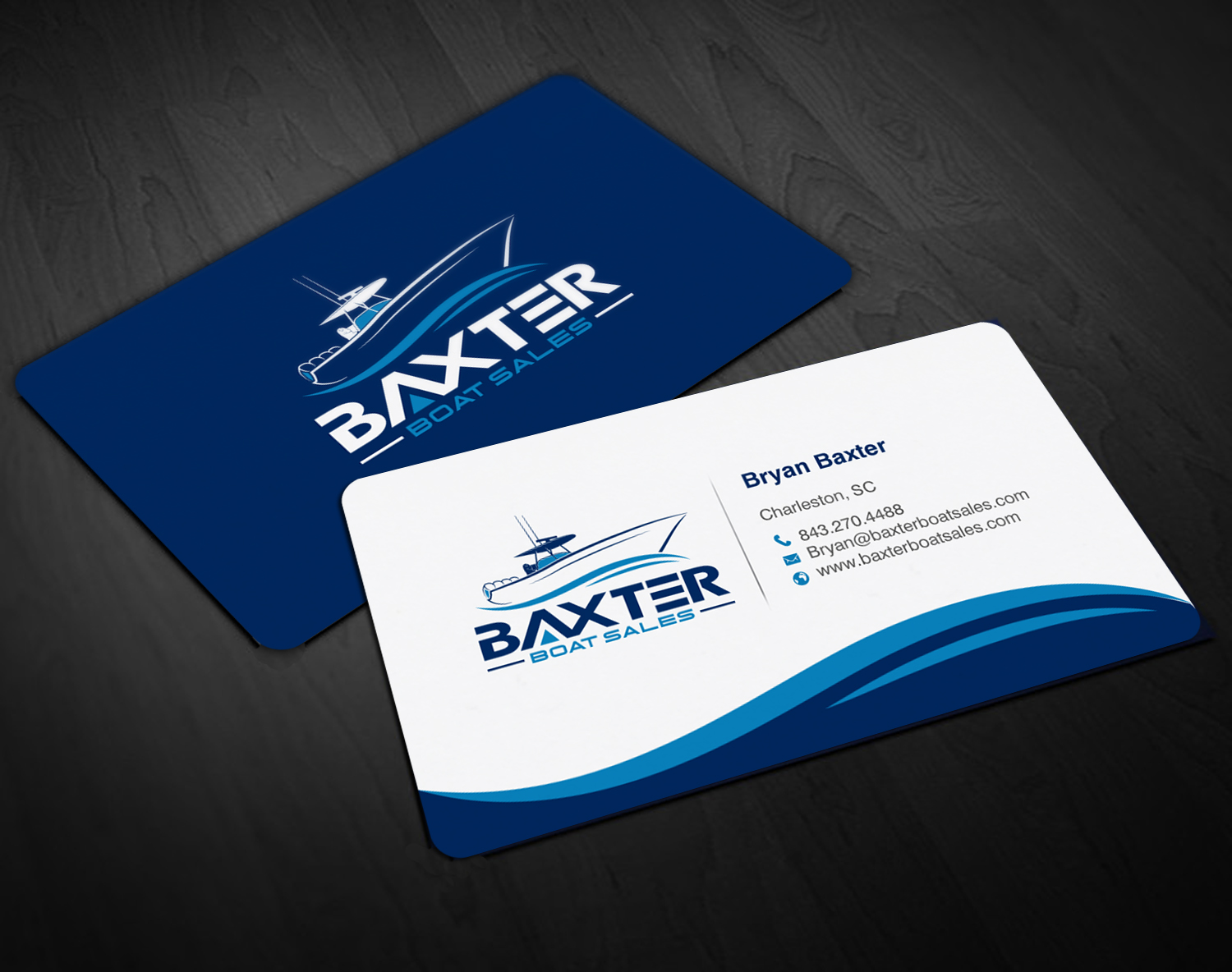 Business Card Design by chandrayaan.creative for Baxter Boat Sales | Design #31422774