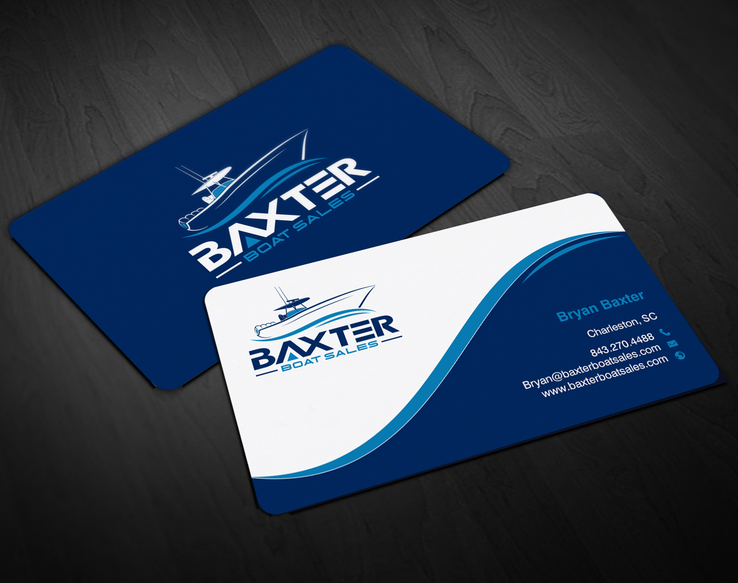 Business Card Design by chandrayaan.creative for Baxter Boat Sales | Design #31423004