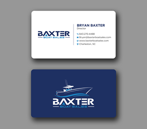 Diseño de Tarjeta de Presentación por Uttom 2 para Baxter Boat Sales | Diseño: #31447632