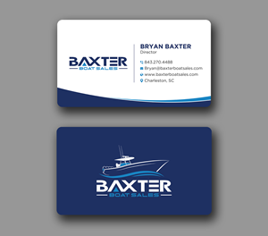 Diseño de Tarjeta de Presentación por Uttom 2 para Baxter Boat Sales | Diseño: #31447633