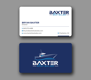 Diseño de Tarjeta de Presentación por Uttom 2 para Baxter Boat Sales | Diseño: #31447643
