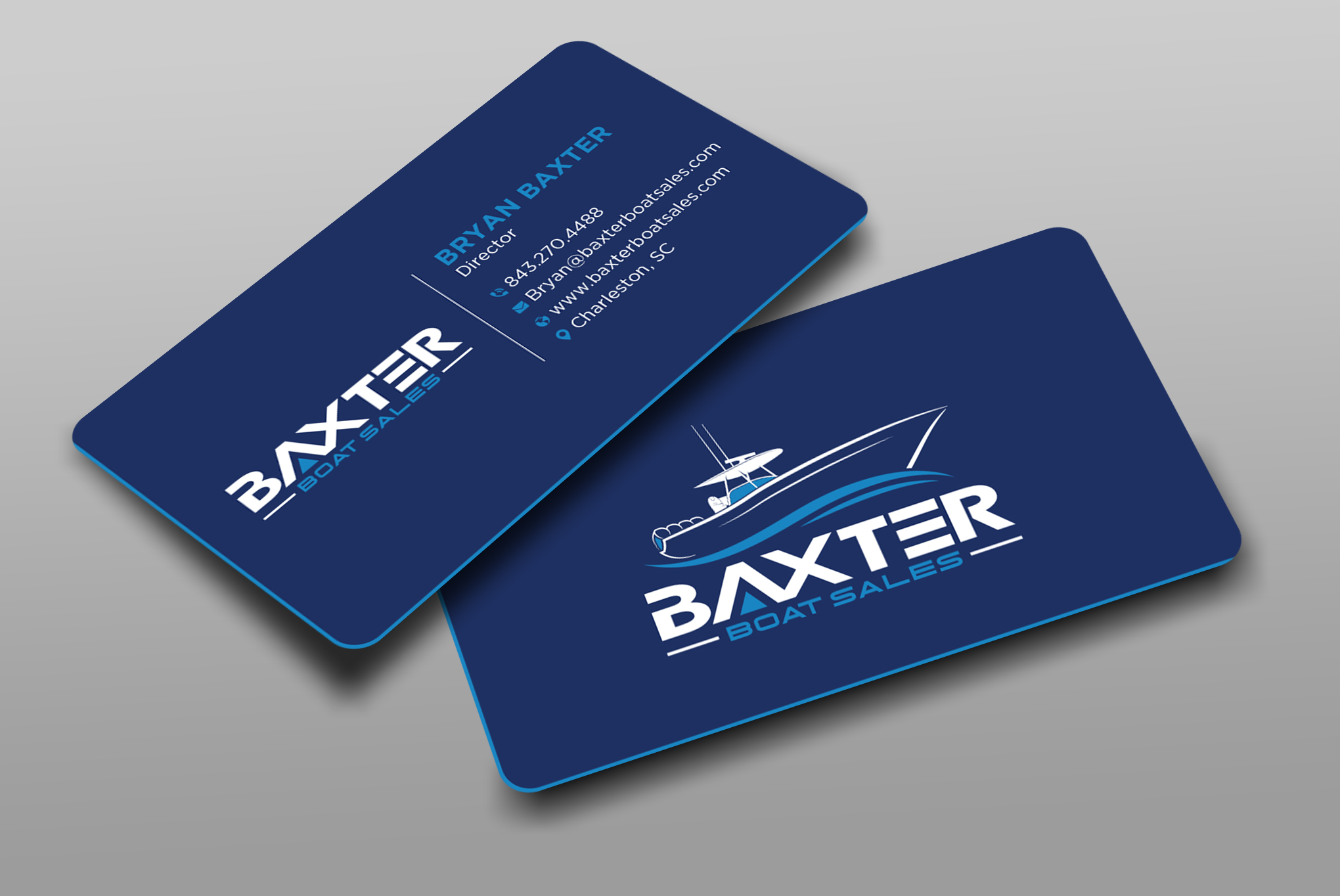 Business Card Design by Uttom 2 for Baxter Boat Sales | Design #31447644