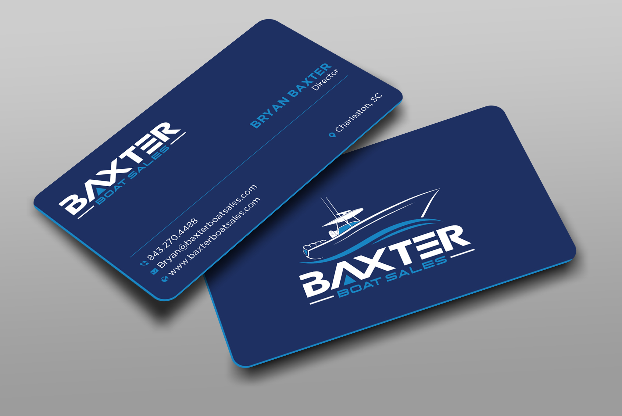 Business Card Design by Uttom 2 for Baxter Boat Sales | Design #31447645