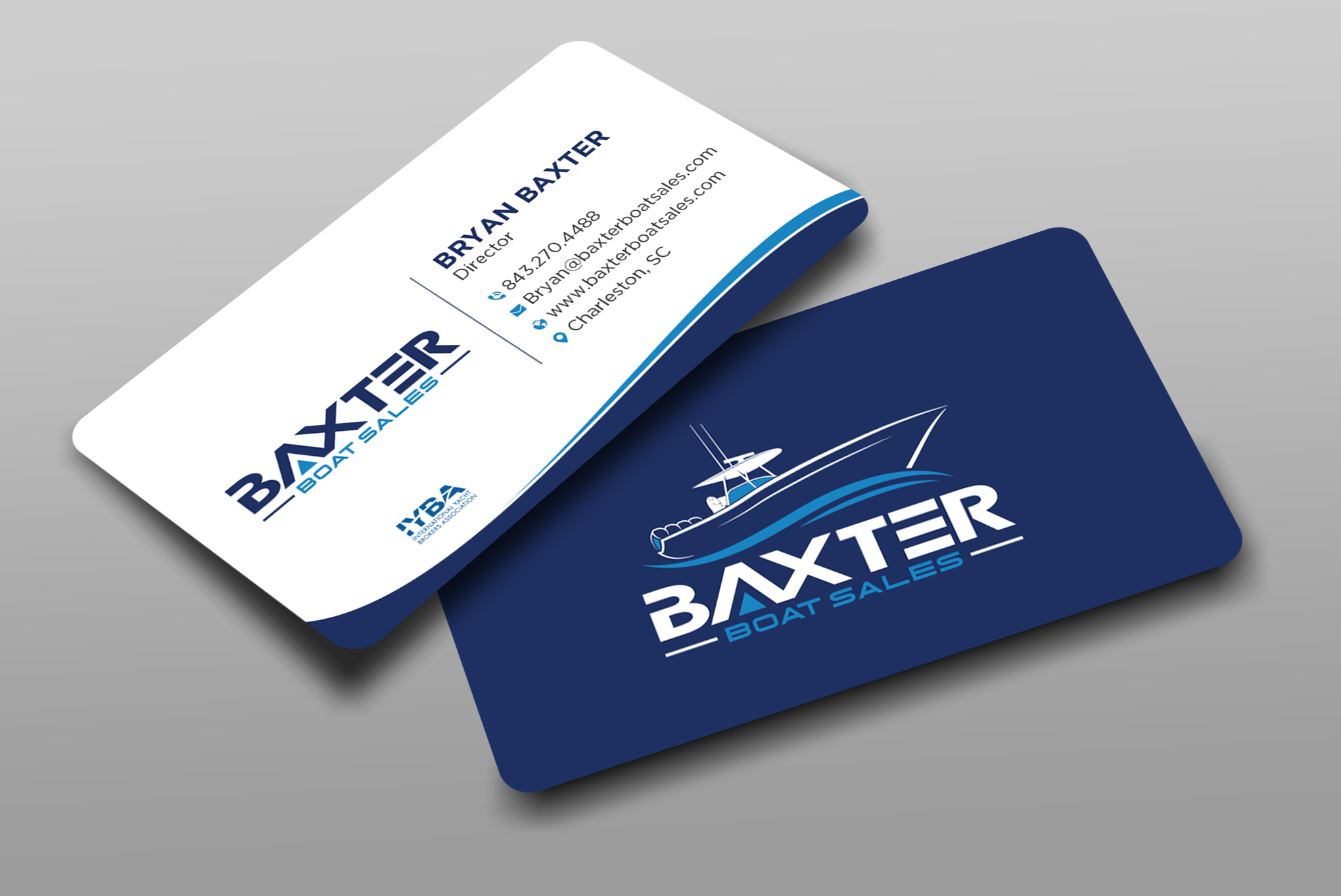 Business Card Design by Uttom 2 for Baxter Boat Sales | Design #31459762
