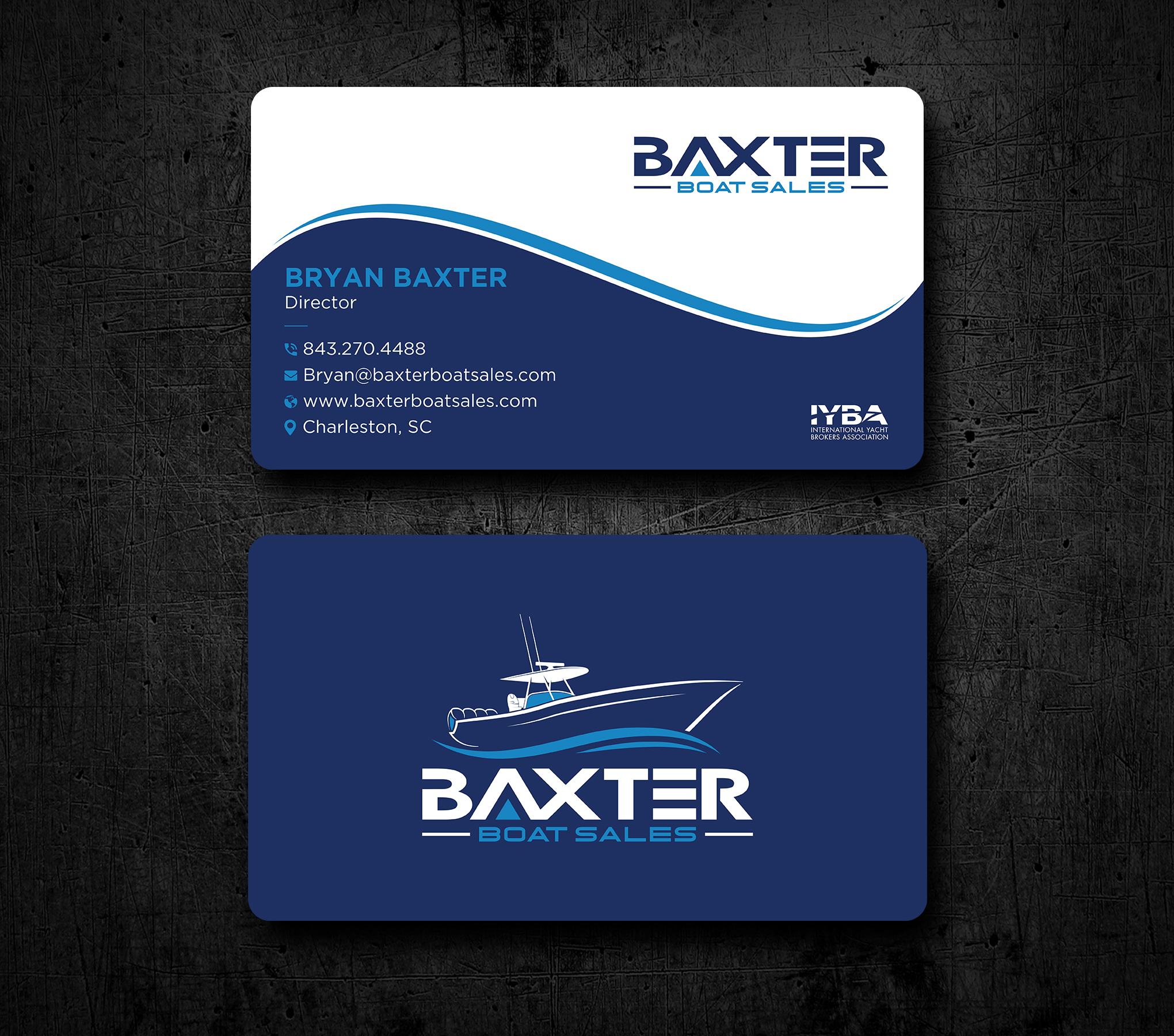 Business Card Design by Uttom 2 for Baxter Boat Sales | Design #31460101