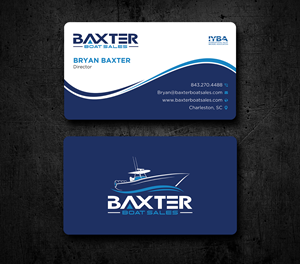 Business Card Design by Uttom 2 for Baxter Boat Sales | Design: #31460104