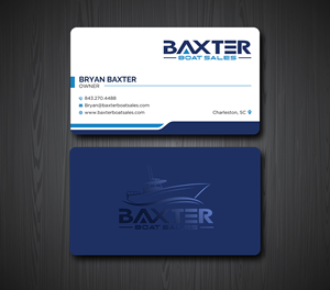 Business Card Design by Ekramul Hossen 2 for Baxter Boat Sales | Design: #31424060