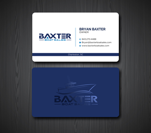 Business Card Design by Ekramul Hossen 2 for Baxter Boat Sales | Design: #31424061