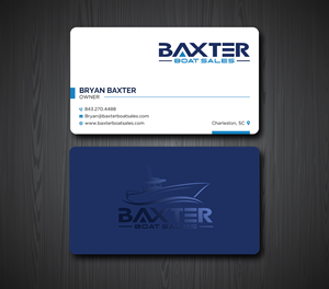 Business Card Design by Ekramul Hossen 2 for Baxter Boat Sales | Design: #31424077