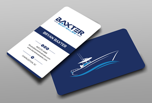 Business Card Design by Ekramul Hossen 2 for Baxter Boat Sales | Design: #31429743