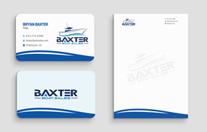 Diseño de Tarjeta de Presentación por Digital Designer Agency para Baxter Boat Sales | Diseño #31476473