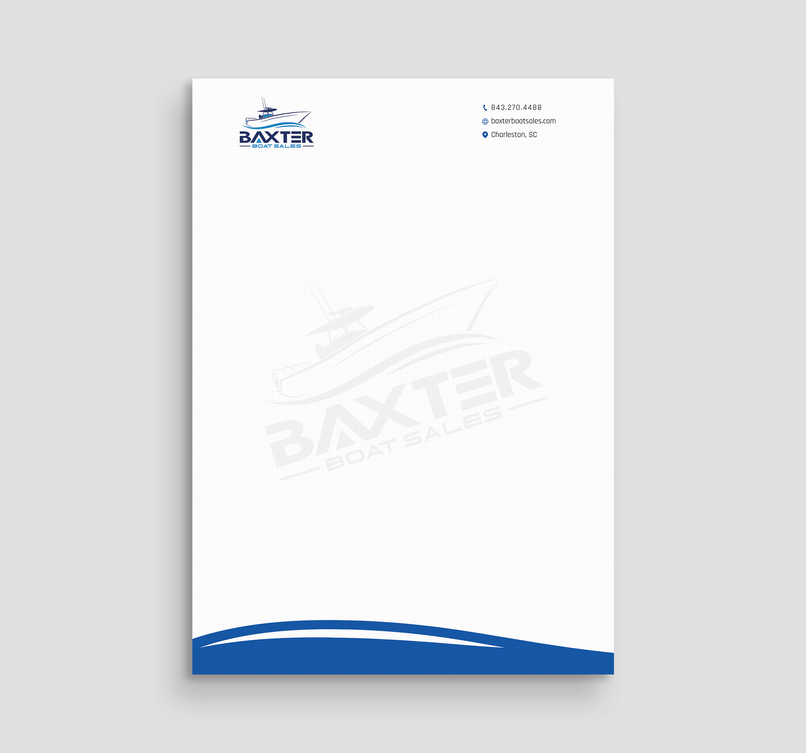 Business Card Design by Digital Designer Agency for Baxter Boat Sales | Design #31476481
