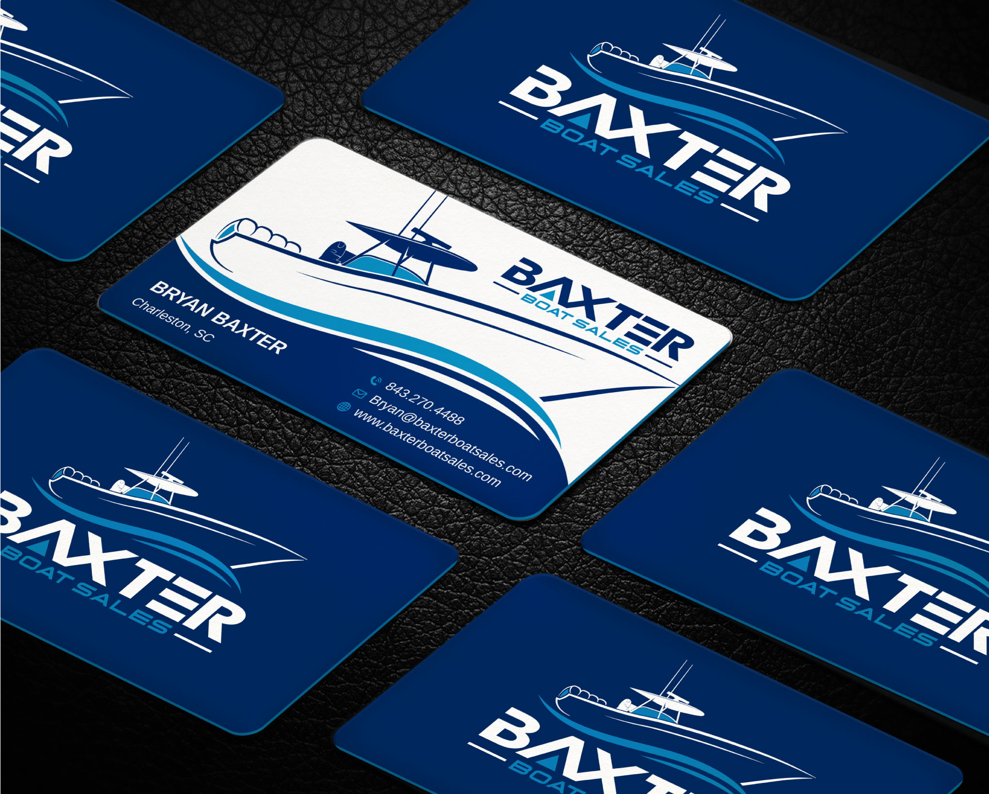 Business Card Design by Imagine design000 for Baxter Boat Sales | Design #31421545