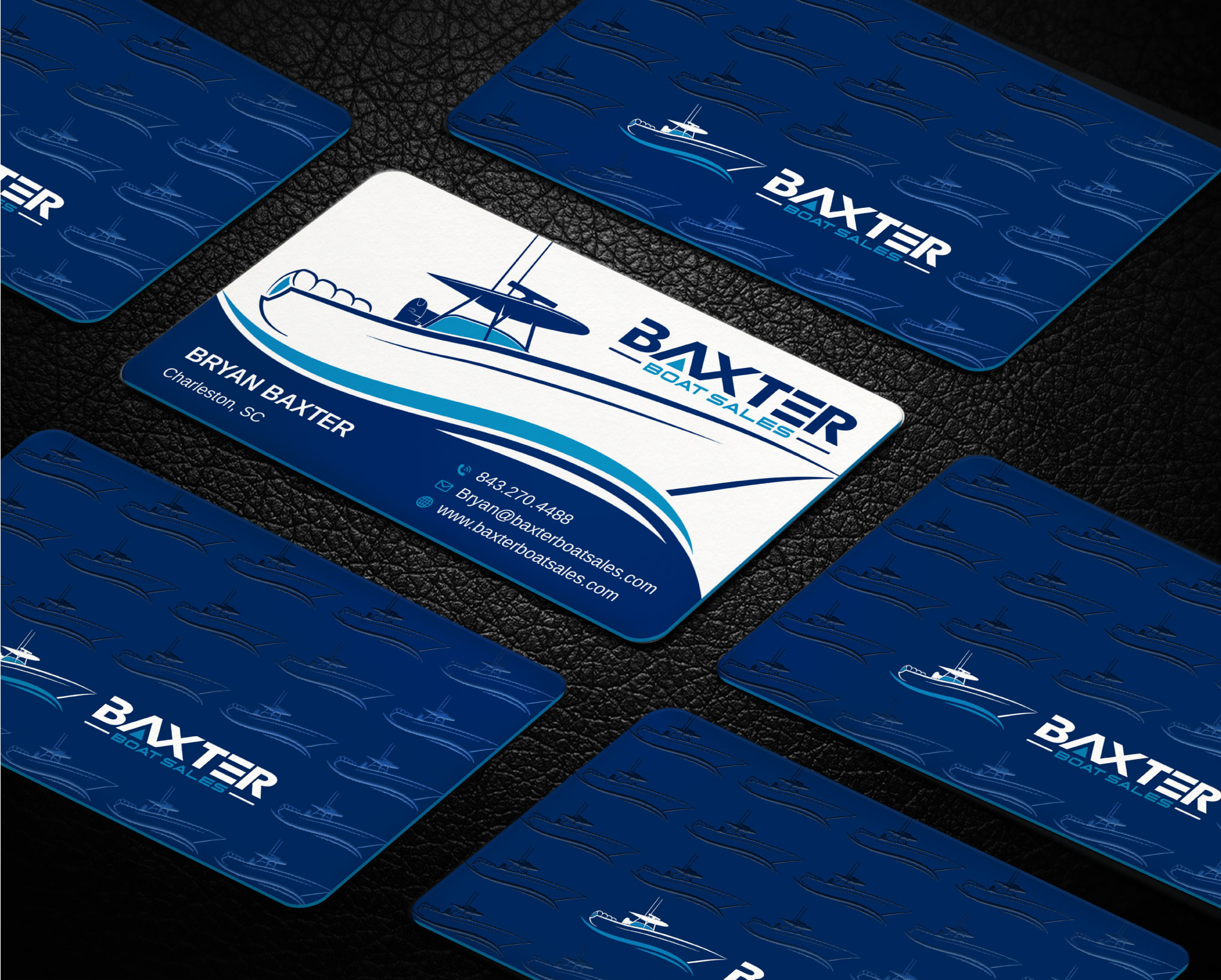 Business Card Design by Imagine design000 for Baxter Boat Sales | Design #31421546
