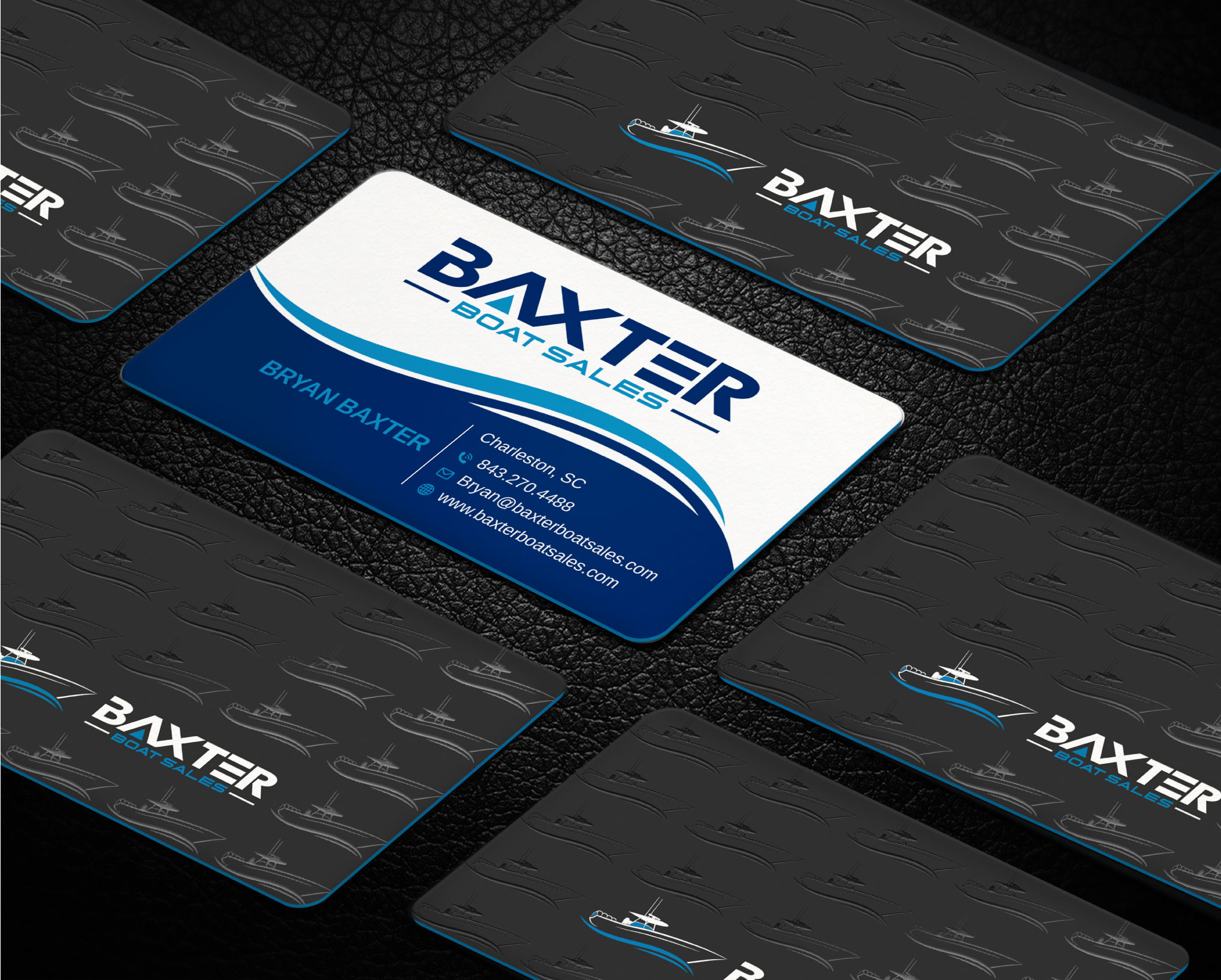 Diseño de Tarjeta de Presentación por Imagine design000 para Baxter Boat Sales | Diseño #31421548