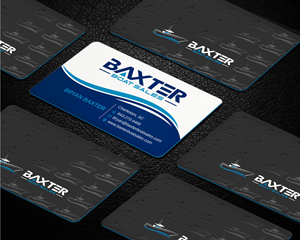 Business Card Design by Imagine design000 for Baxter Boat Sales | Design: #31421548