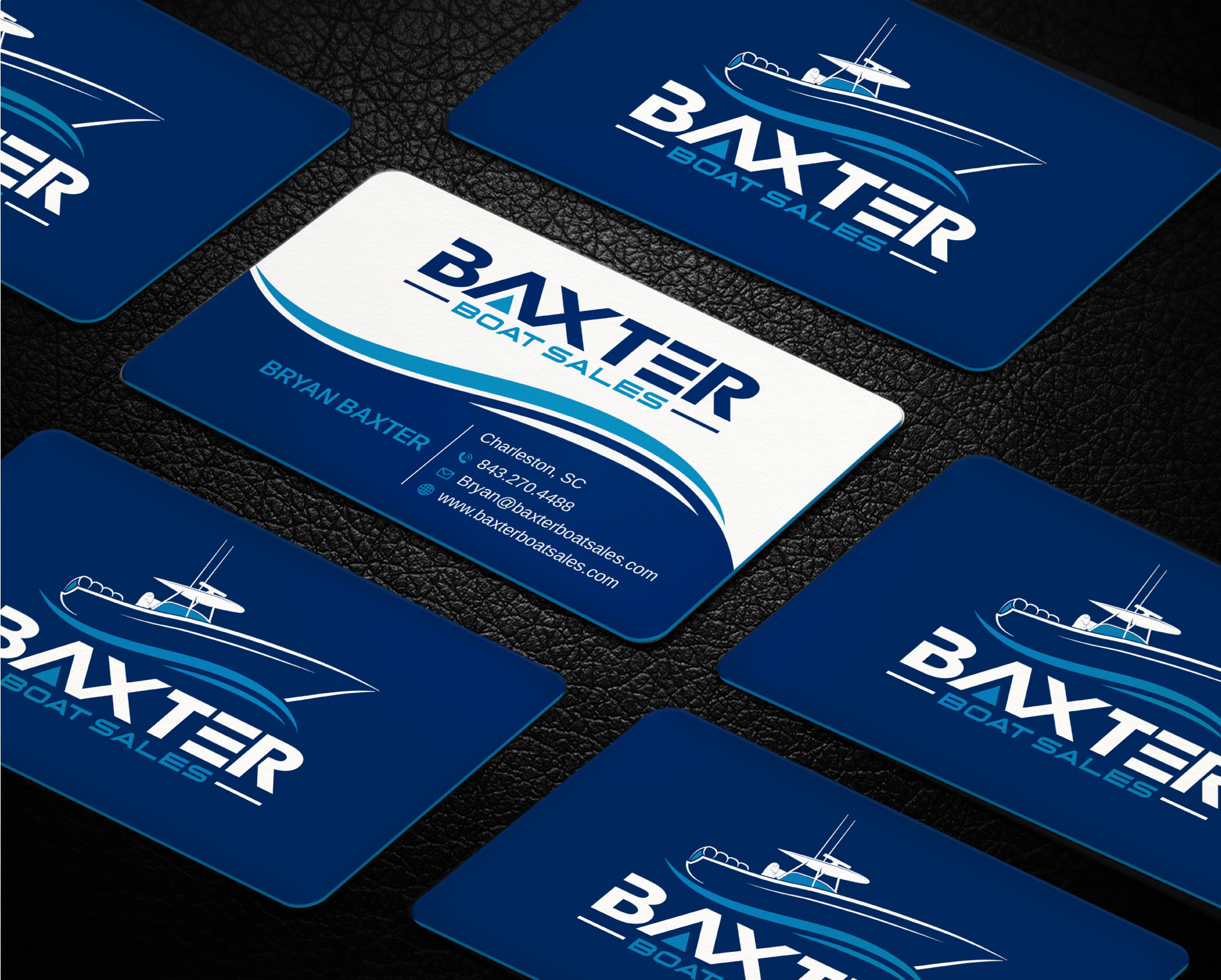 Business Card Design by Imagine design000 for Baxter Boat Sales | Design #31421549
