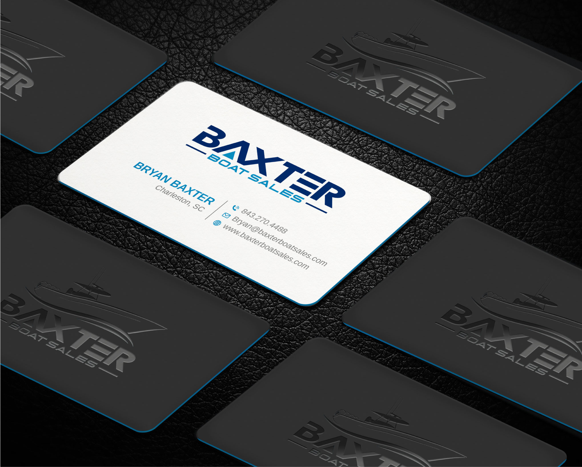 Business Card Design by Imagine design000 for Baxter Boat Sales | Design #31421551