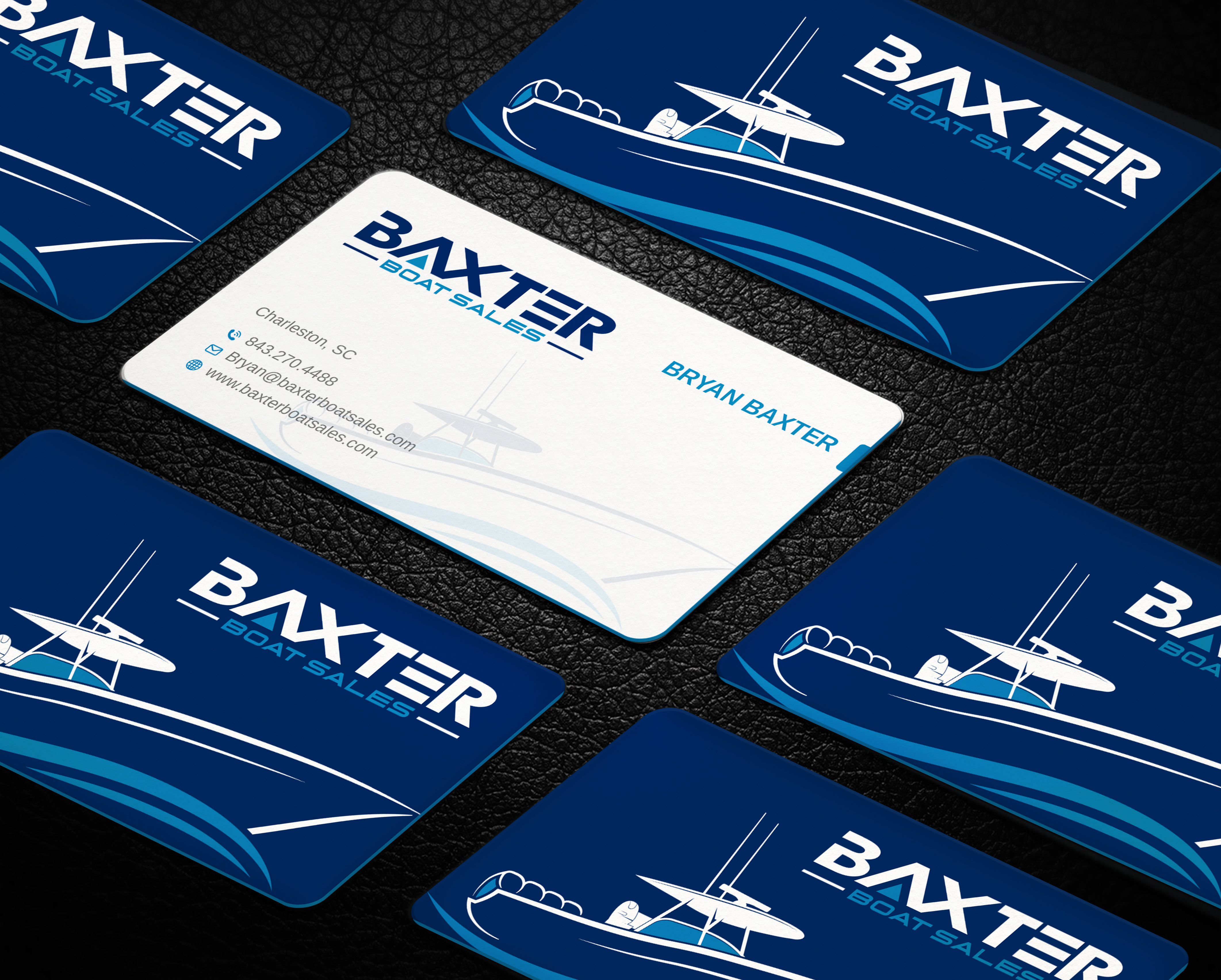 Business Card Design by Imagine design000 for Baxter Boat Sales | Design #31421655
