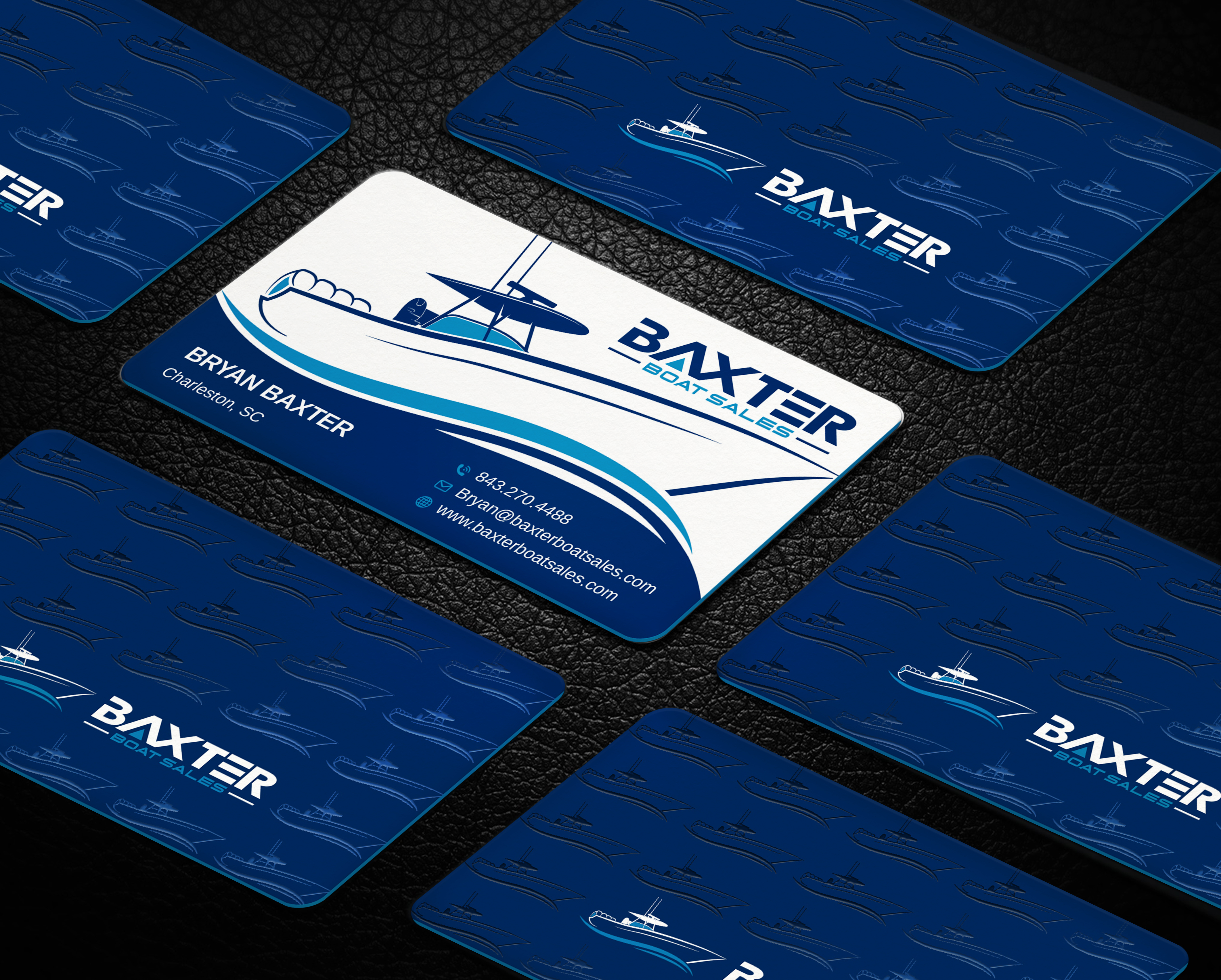 Business Card Design by Imagine design000 for Baxter Boat Sales | Design #31421670