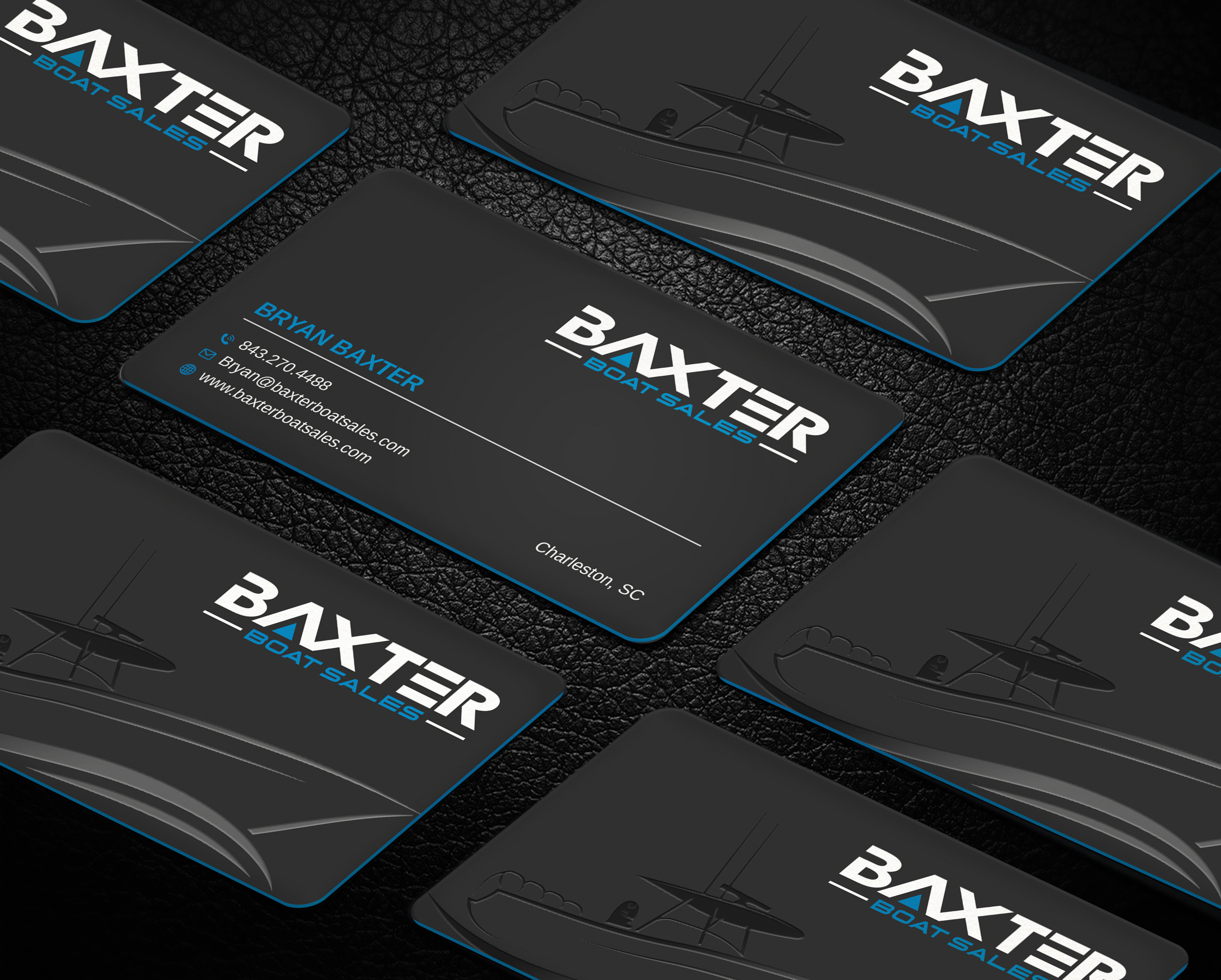 Business Card Design by Imagine design000 for Baxter Boat Sales | Design #31421675