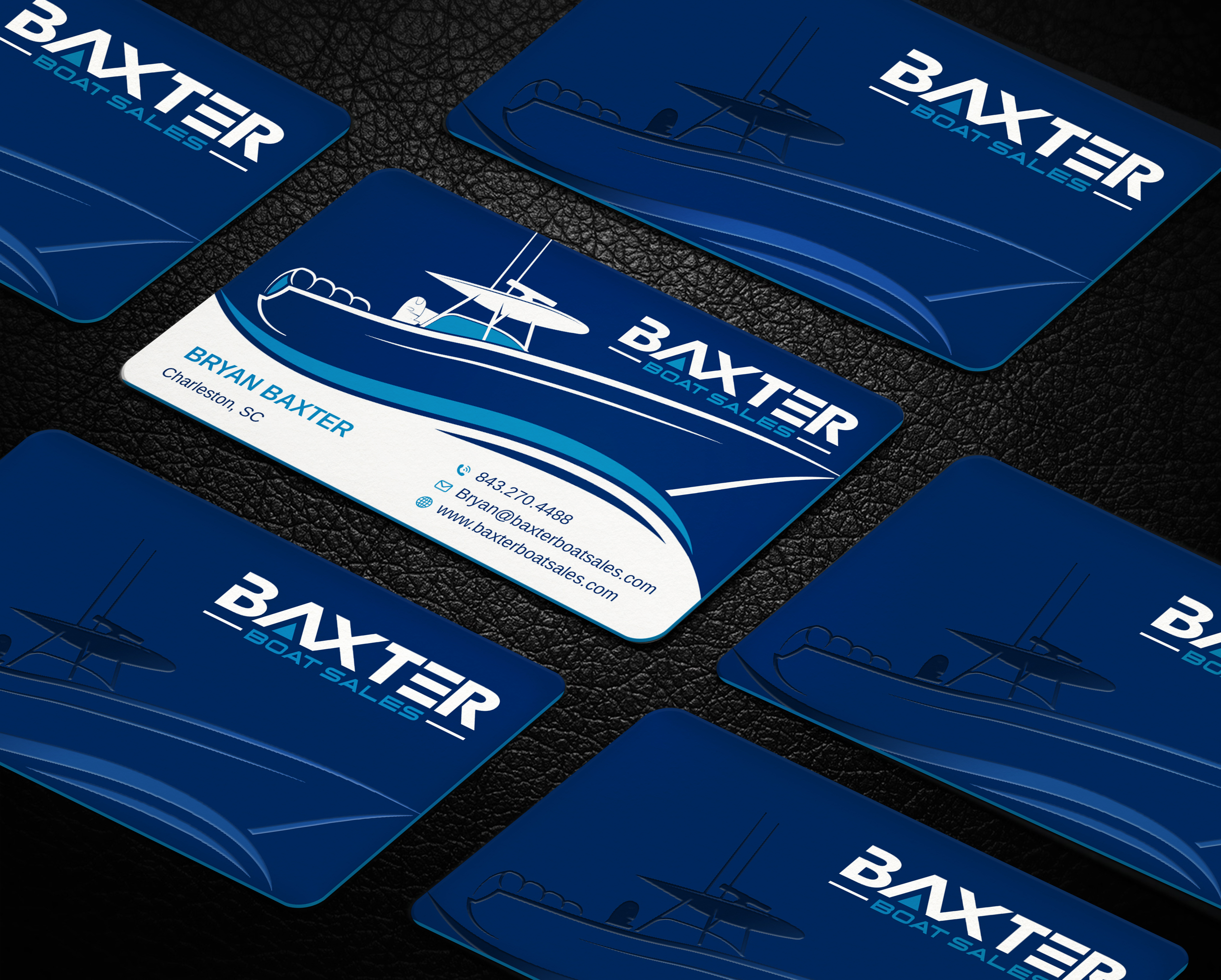 Diseño de Tarjeta de Presentación por Imagine design000 para Baxter Boat Sales | Diseño #31421677
