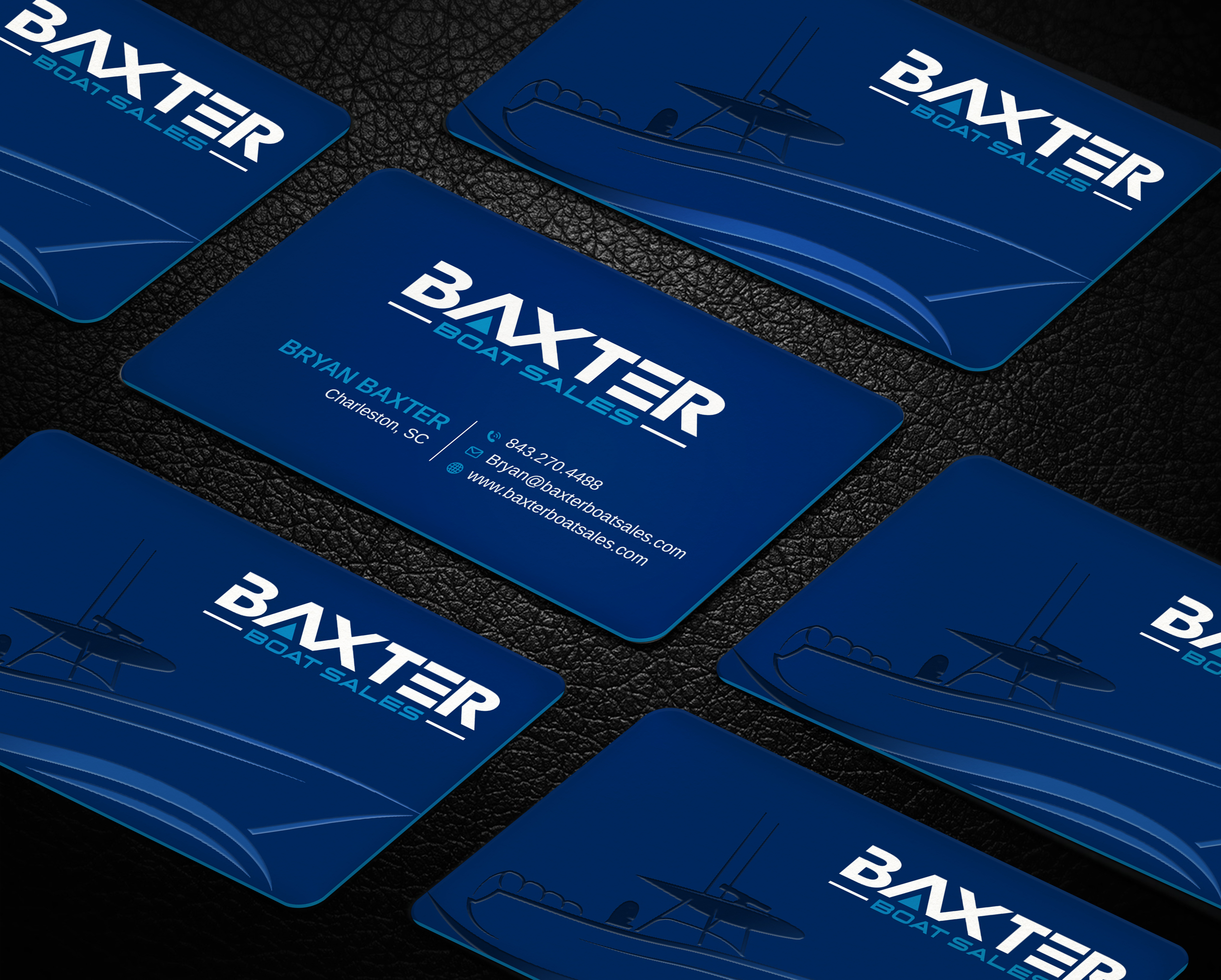 Business Card Design by Imagine design000 for Baxter Boat Sales | Design #31421679