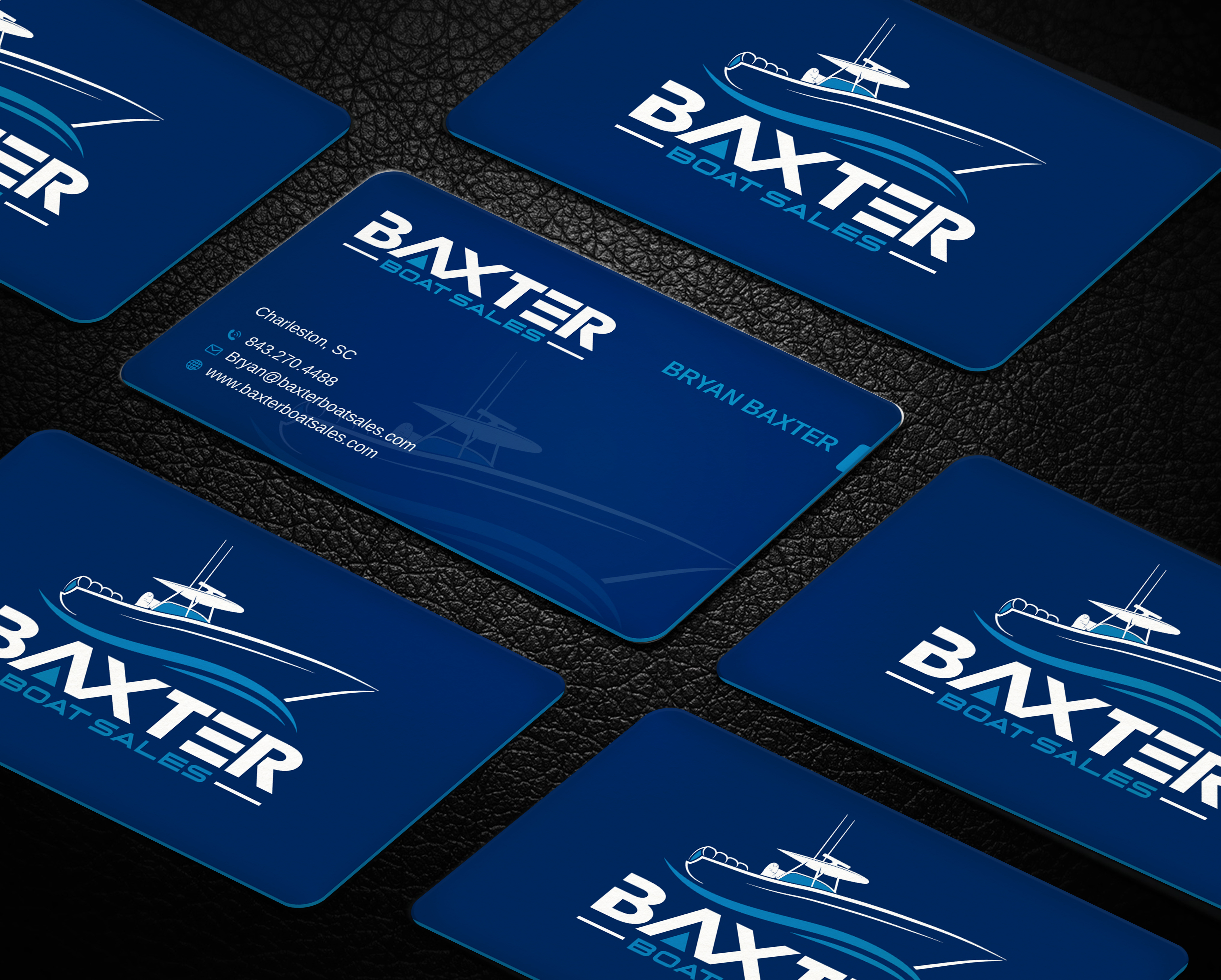 Business Card Design by Imagine design000 for Baxter Boat Sales | Design #31421685