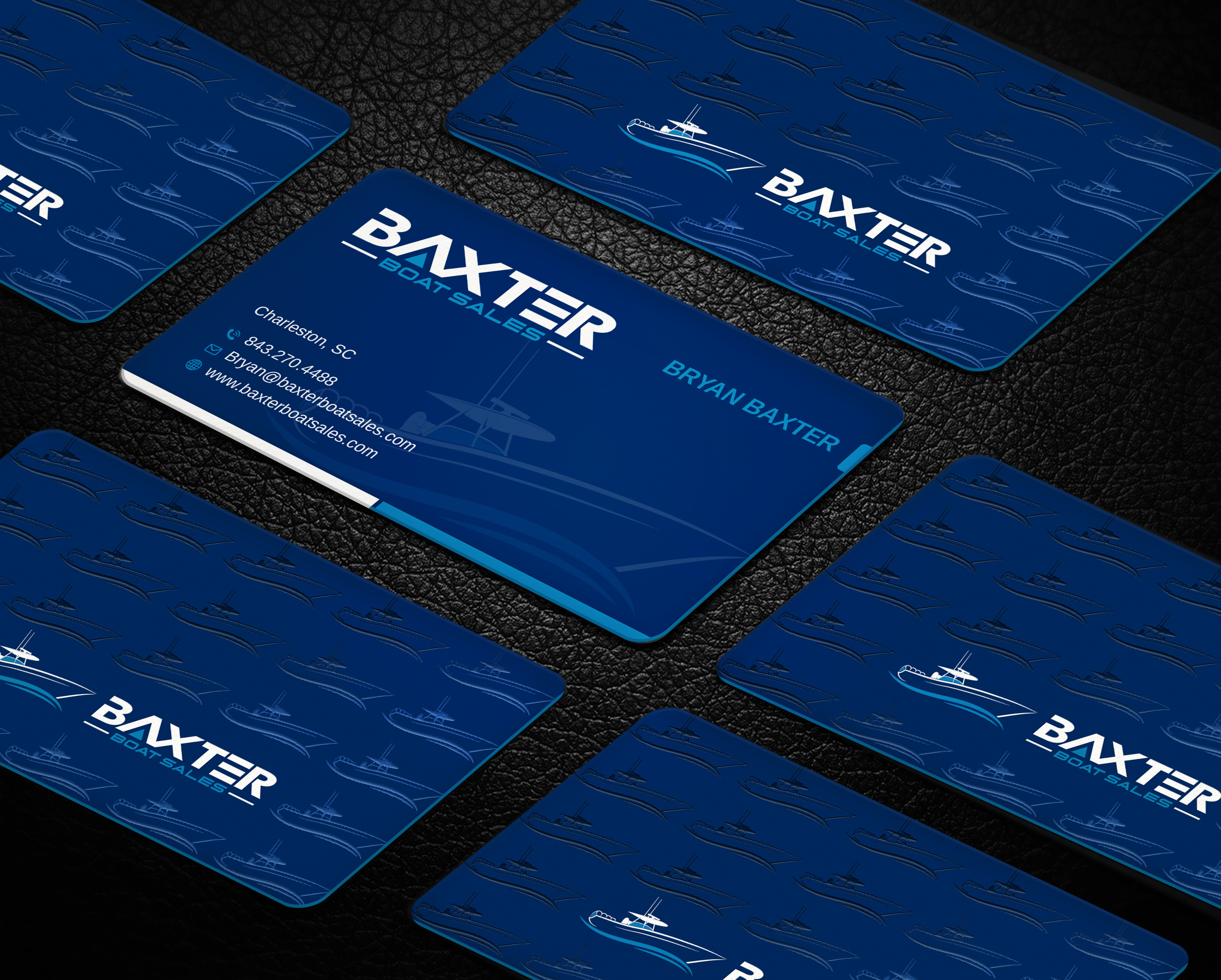 Business Card Design by Imagine design000 for Baxter Boat Sales | Design #31421689