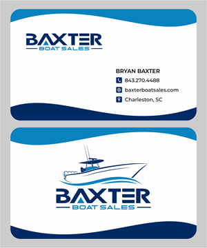 Business Card Design by BNdesigner for Baxter Boat Sales | Design: #31421516